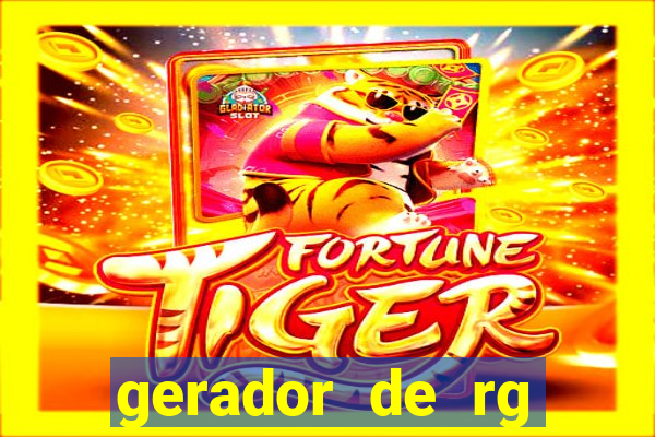 gerador de rg frente e verso